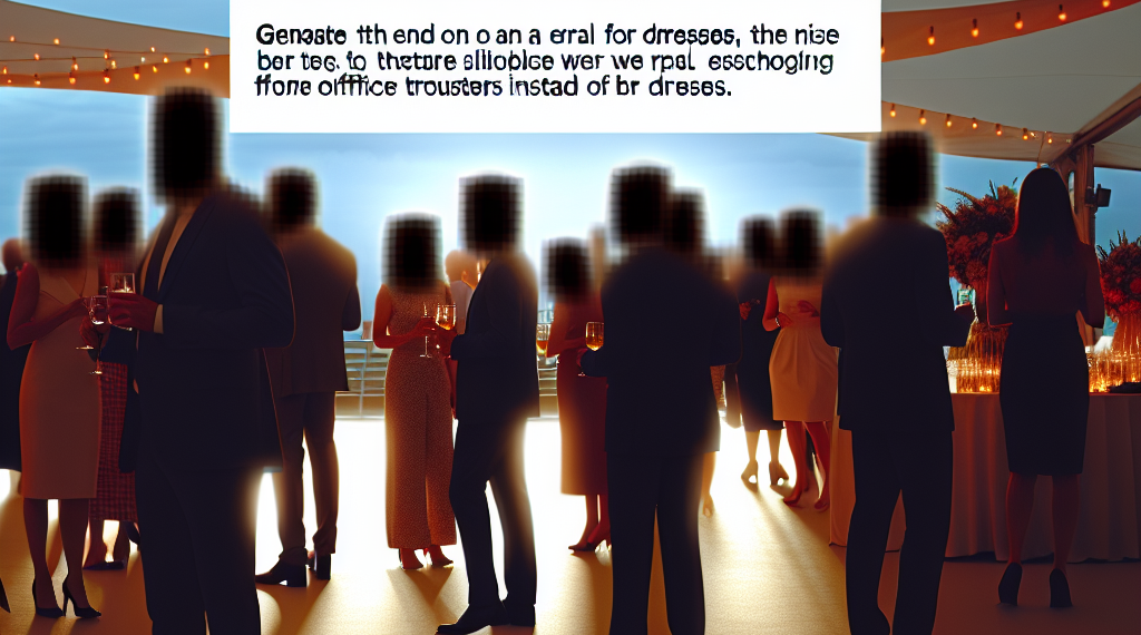 No más vestidos, ahora solo llevaremos pantalones de oficina a las fiestas de fin de año 2025