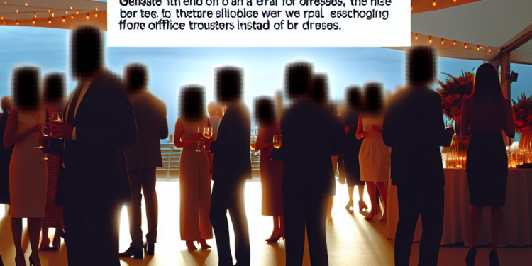 No más vestidos, ahora solo llevaremos pantalones de oficina a las fiestas de fin de año 2025