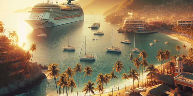 Atraca en Acapulco, Guerrero, el último crucero del año