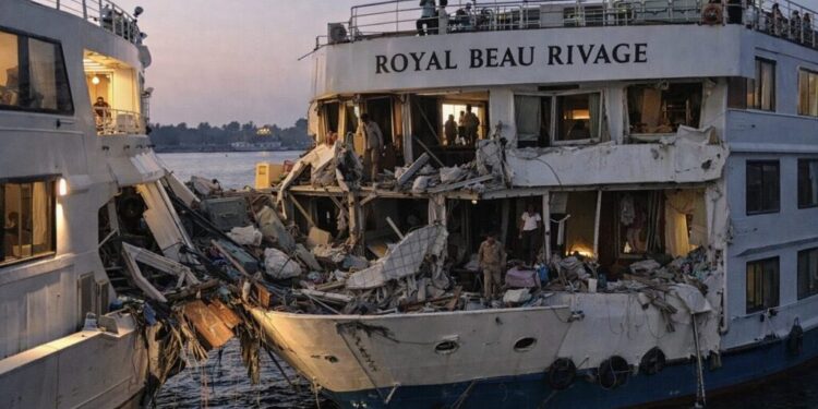 Choque "extremadamente violento" entre dos cruceros en el Nilo deja una turista italiana muerta