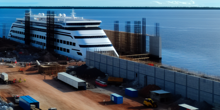 Inicia construcción del segundo rompeolas más grande de Latinoamérica y anuncia llegada de cruceros en 2026