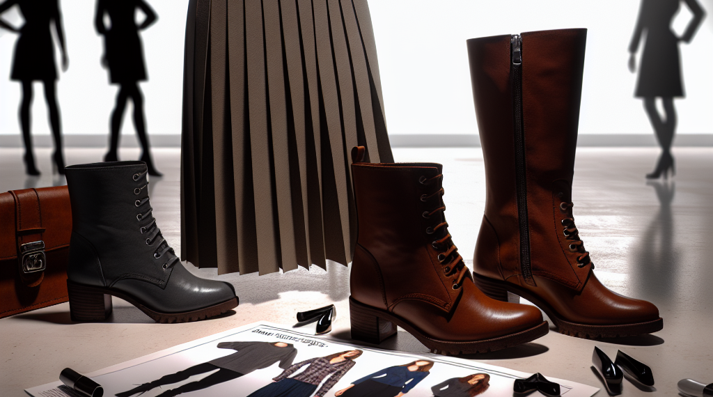 Ideas de estilo para llevar botas con faldas rectas antes de que acabe el 2025