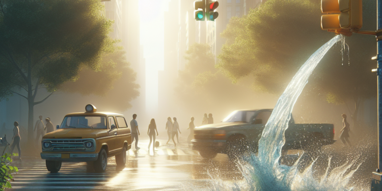 Persiste fuga de agua potable en el crucero de Cayaco; video