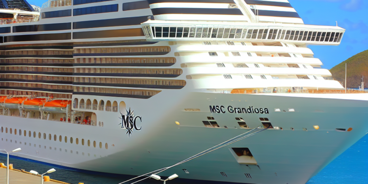Parten viajes del MSC Grandiosa desde Puerto Cañaveral