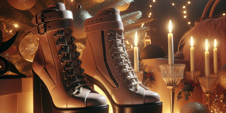 Lily Collins luce los zapatos de plataforma más elegantes para esta Navidad 2025