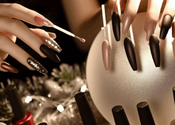 Uñas elegantes para las que NO les gusta el brillo en Navidad 2025