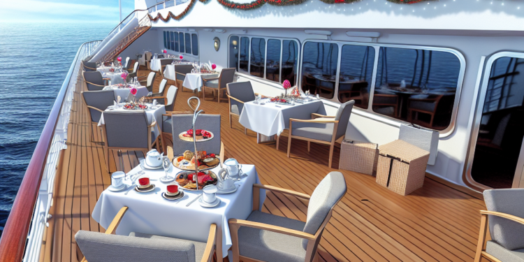 Asuka II presenta especial Té de la Tarde Especial de Navidad en sus cruceros