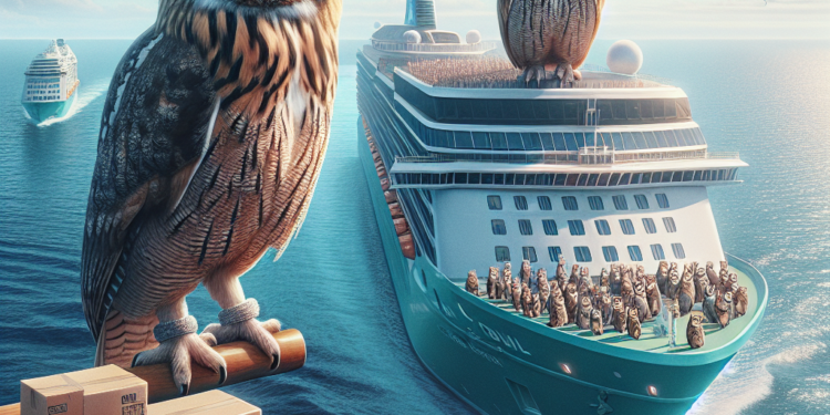 Dos búhos polizones cruzan el Atlántico en un crucero: regresarán a Florida en 2026