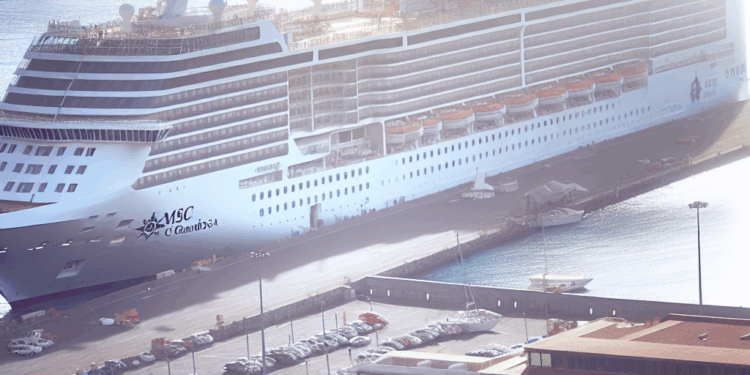 El crucero MSC Grandiosa llega al puerto de San Juan