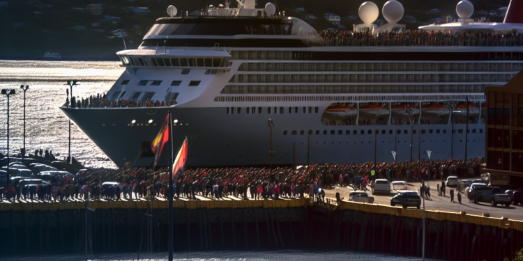 Pasó por Ushuaia el crucero 'Celebrity Equinox' con más de 3 mil pasajeros