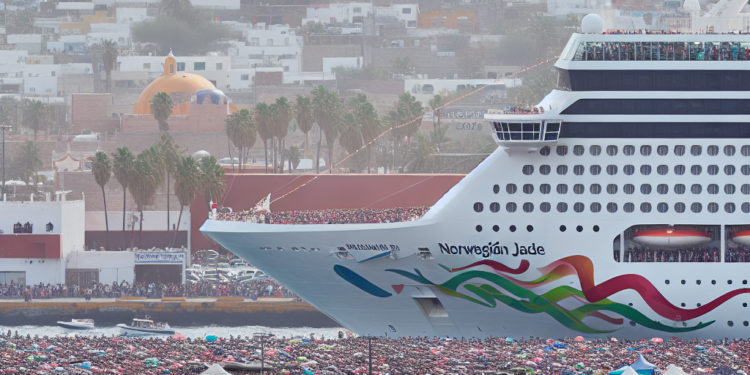 Llega a Mazatlán el crucero Norwegian Jade con más de 3 mil 200 turistas