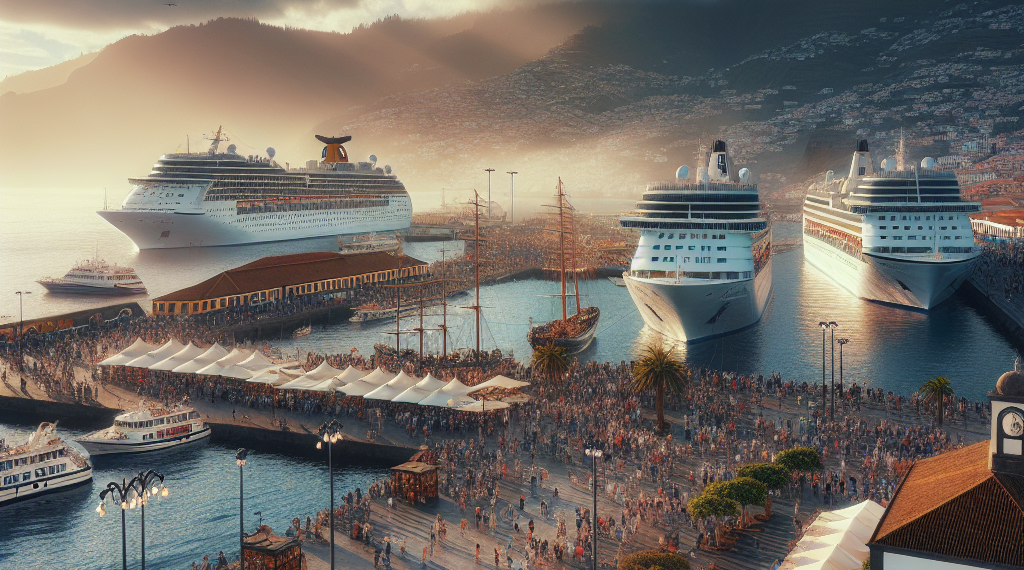 Puerto de Funchal recibe más de 10.600 personas en tres cruceros en un día