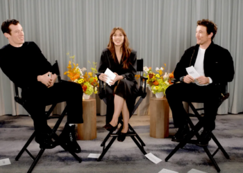 ‘Eternity’ Stars Elizabeth Olsen, Miles Teller, and Callum Turner Get Sincere in the Latest Off the Cuff