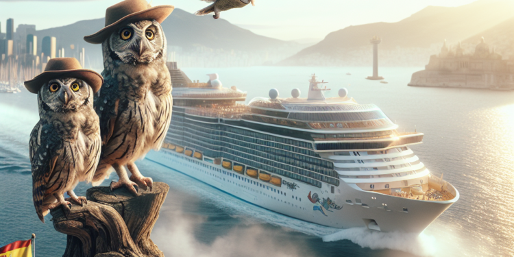 Aventureros con plumas: así fue la inesperada travesía de dos búhos polizones en un crucero rumbo a España