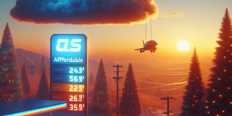 Bajos precios de la gasolina en EUA impulsan y alivian viajes por Navidad