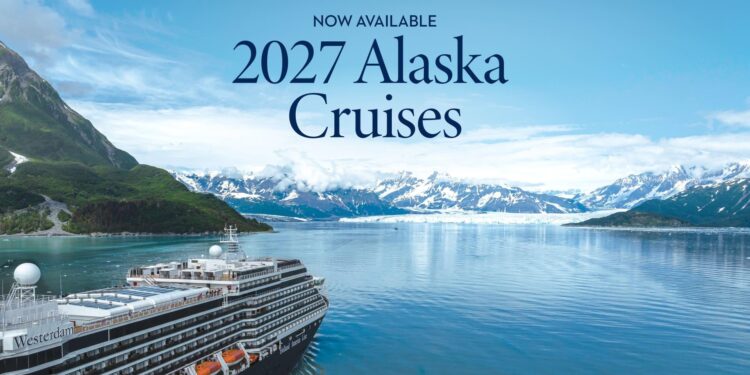 Holland America Line presenta mejoras y plan de comidas para Alaska 2027
