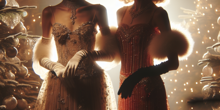 Kylie y Kendall Jenner celebran Navidad con unos impactantes vestidos de archivo de los 90