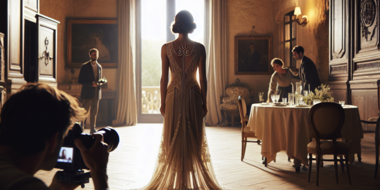 The Bride Wore an Art Deco-Inspired Dress to Marry in a 17th-Century Provence Village