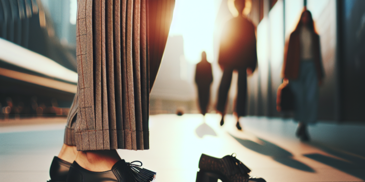 Los pantalones de pinzas se llevan con estos zapatos en tendencia antes de que acabe el año 2025