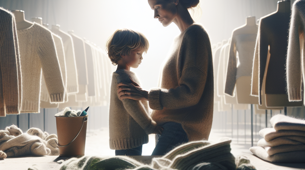 Like Mother, Like Son: Alejandra Alonso Rojas’s Young Boy Inspired a New Line of Reclaimed Cashmere Sweaters for Kids