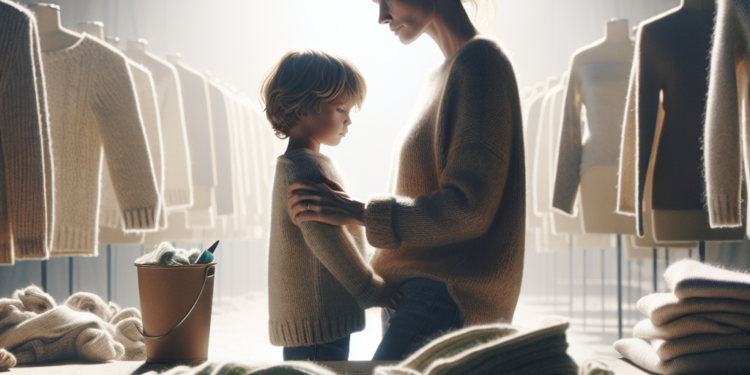 Like Mother, Like Son: Alejandra Alonso Rojas’s Young Boy Inspired a New Line of Reclaimed Cashmere Sweaters for Kids