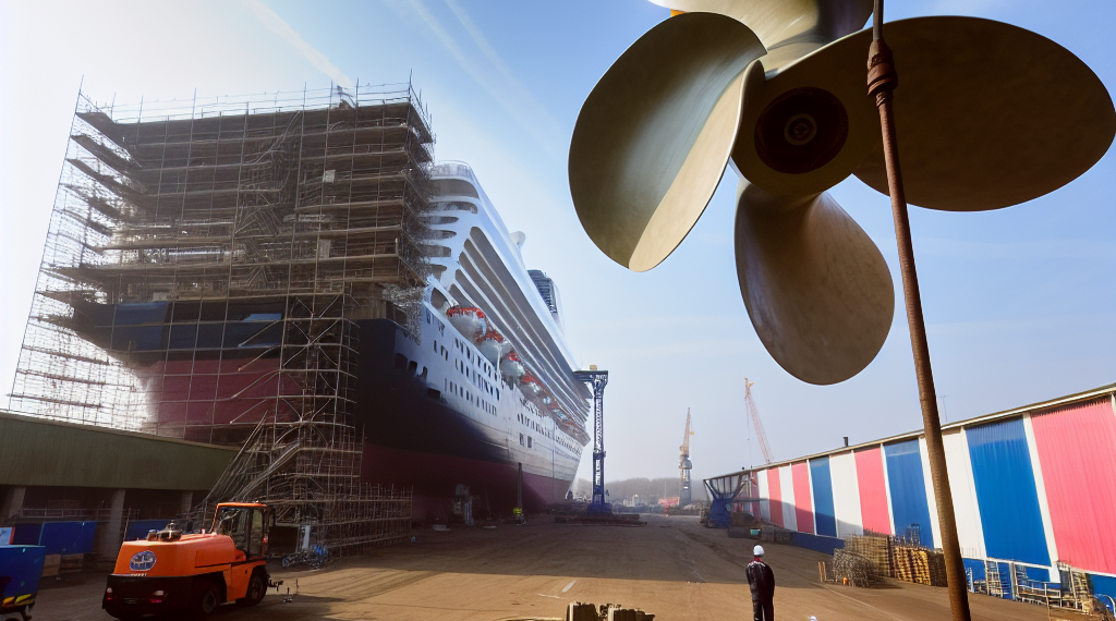 Cambio de hélices en cruceros por Reimerswaal.