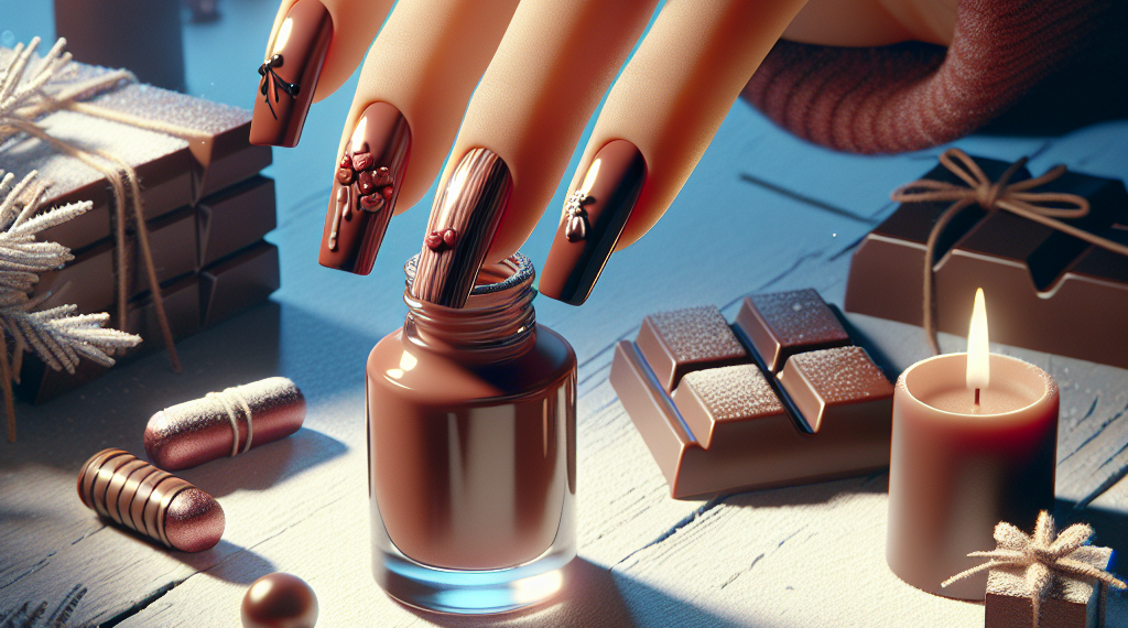7 uñas chocolate para llevar manicure elegante en las fiestas de diciembre 2025