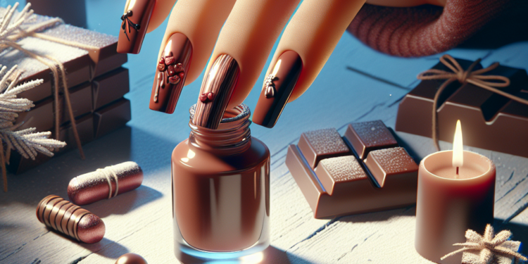 7 uñas chocolate para llevar manicure elegante en las fiestas de diciembre 2025