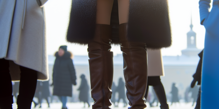 Ideas para llevar botas altas con vestidos mini, midi y maxi en diciembre 2025