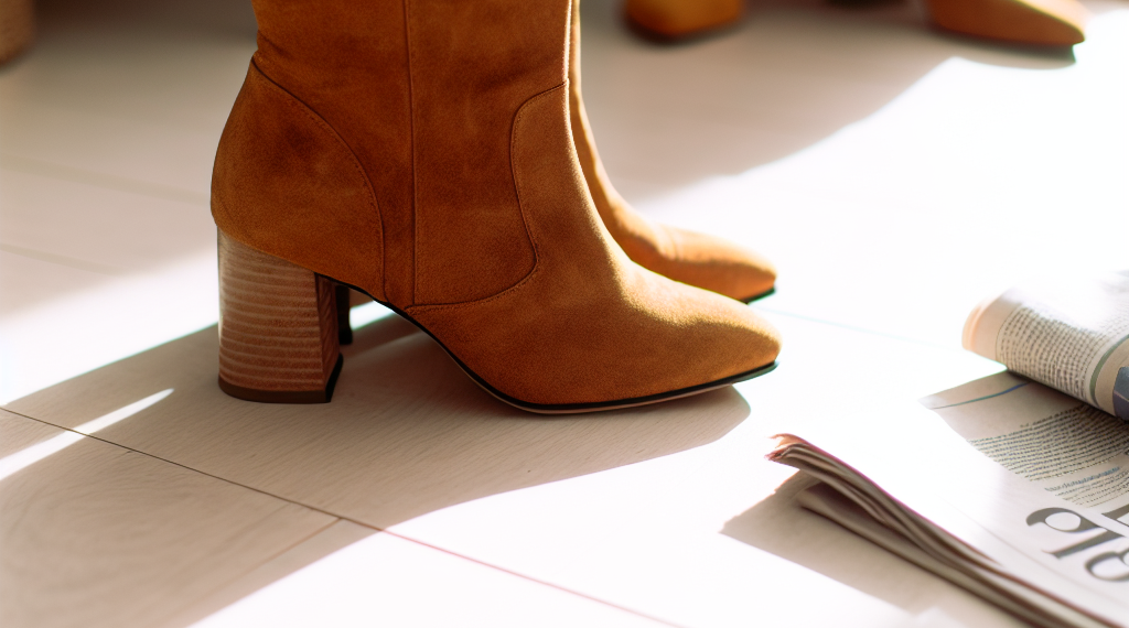 Thalia lleva las botas de gamuza color mostaza que son perfectas para fin de año 2025