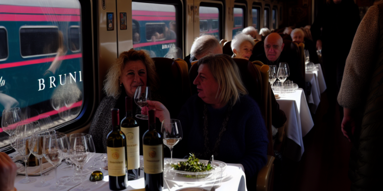 El tren La Dolce Vita de Italia suma un viaje de Nochevieja con catas de Brunello y fiesta a bordo