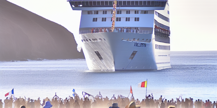 Vallarta recibe por primera vez al crucero AIDAdiva