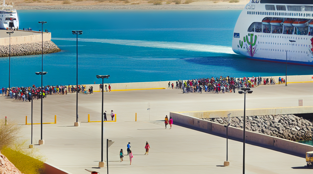 Arriban turistas a Guaymas en crucero Zaandam
