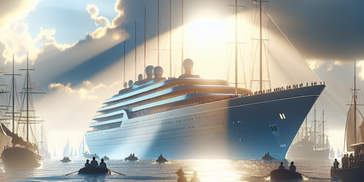 Windstar Cruises recibe oficialmente su nuevo yate, el Star Seeker