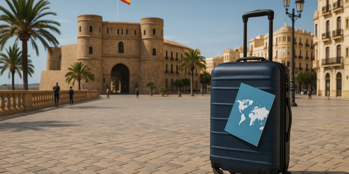 Grupo de personas en un evento de agencias de viajes en Melilla