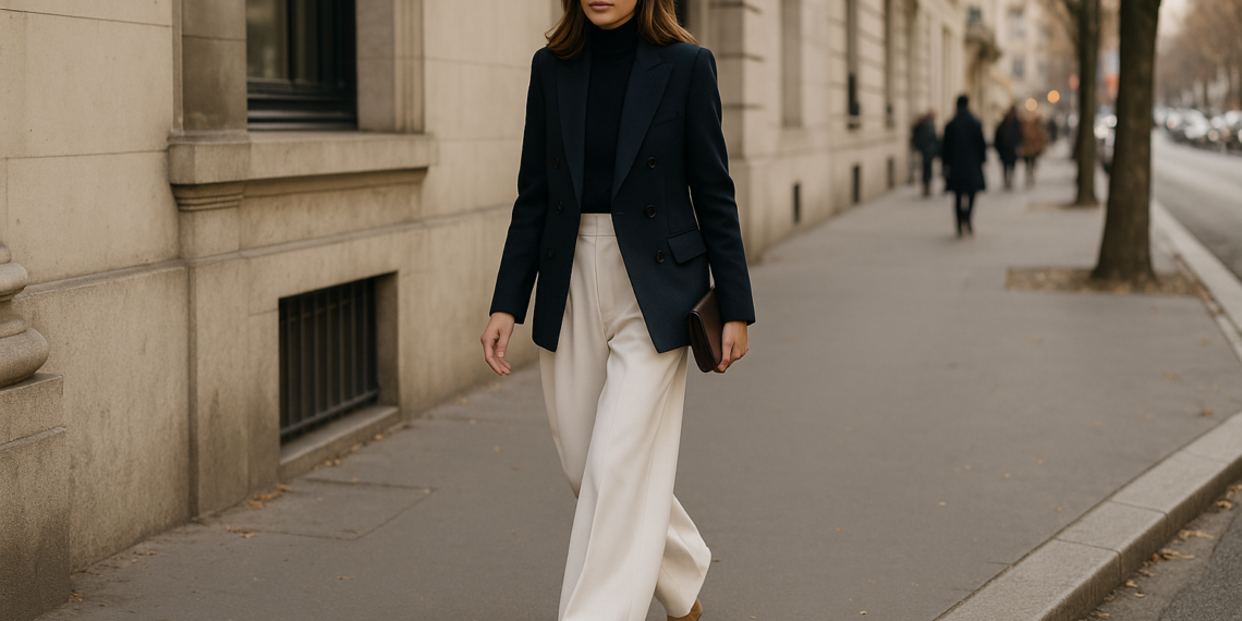 7 formas de llevar los pantalones blancos holgados más elegantes este enero 2026