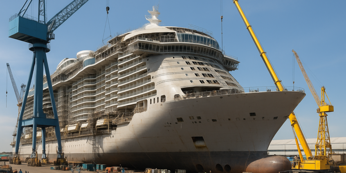 Meyer Turku reporta avances en cuarto crucero clase Icon de Royal Caribbean