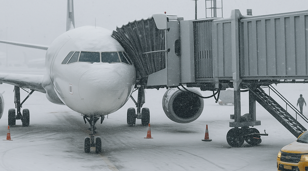 Emiten aerolíneas exenciones de viaje ante tormenta invernal Fern en EU