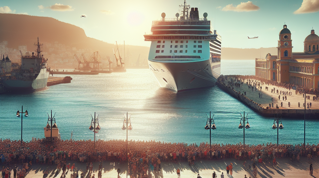 Destaca alcaldesa Claudia Agatón llegada del crucero Norwegian Jade a Ensenada