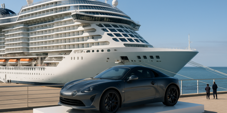 Alpine presenta su nuevo auto a bordo del MSC World Europa