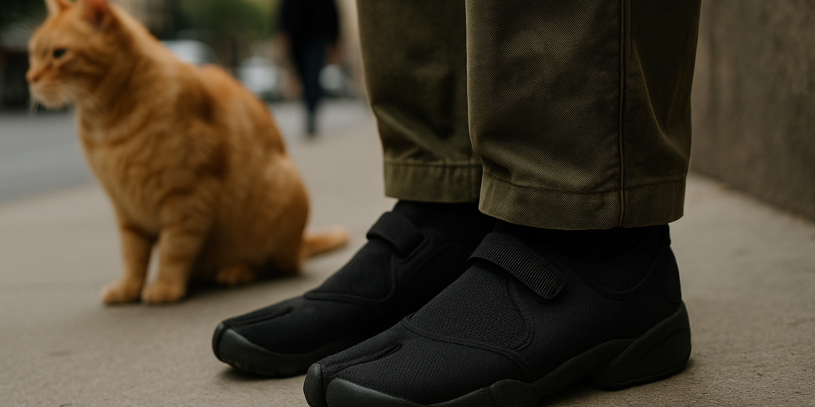 Before Kim Kardashian’s NikeSkims Rift, the Split-Toe Sneaker Was for the Heads and the Weirdos