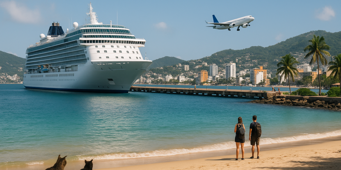 Inicia 2026 con llegada de cruceros y reactivación del vuelo Cancún–Acapulco: Sectur Guerrero
