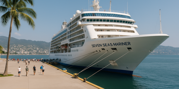 Llega a Acapulco el crucero MS Seven Mariner con 622 pasajeros