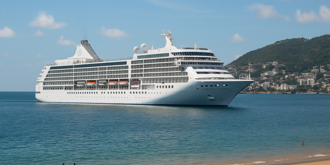 Llega a Acapulco el MS Seven Seas Mariner, el tercer crucero de este 2026