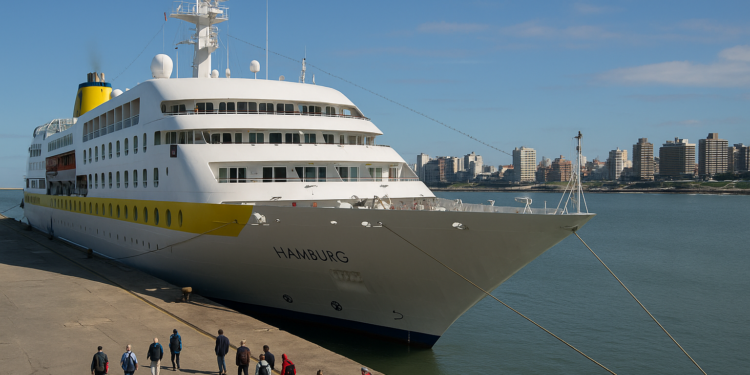 Argentina: Puerto de Mar del Plata recibe escala de crucero Hamburg con más de 300 pasajeros