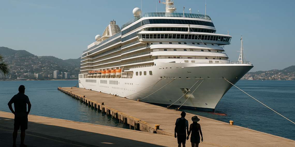 Llega primer crucero de la temporada a Acapulco