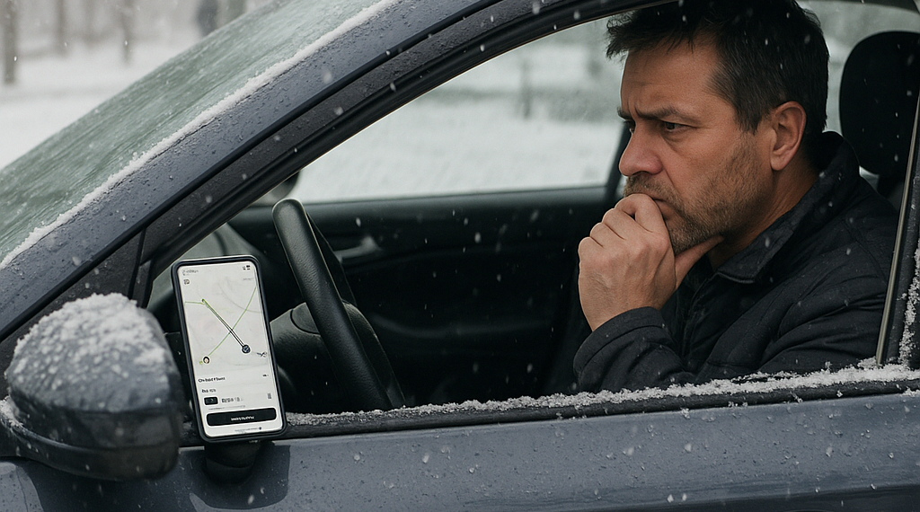Tormenta invernal dispara precios de viajes por aplicación; conductores locales se quejan