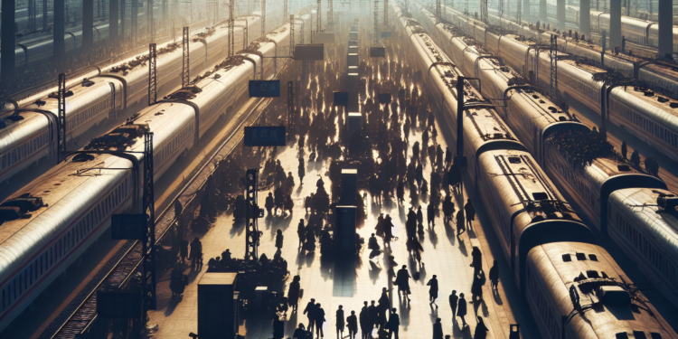 China registró una explosión de viajes interregionales por el inicio del Año Nuevo.