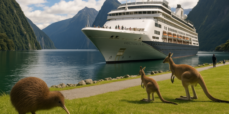 Ocean Cruises y World Cruises 2026/27 de nicko cruises - VASCO DA GAMA - Hora de kiwis, canguros y fiordos con Marcus Kablitz a bordo del VASCO DA GAMA