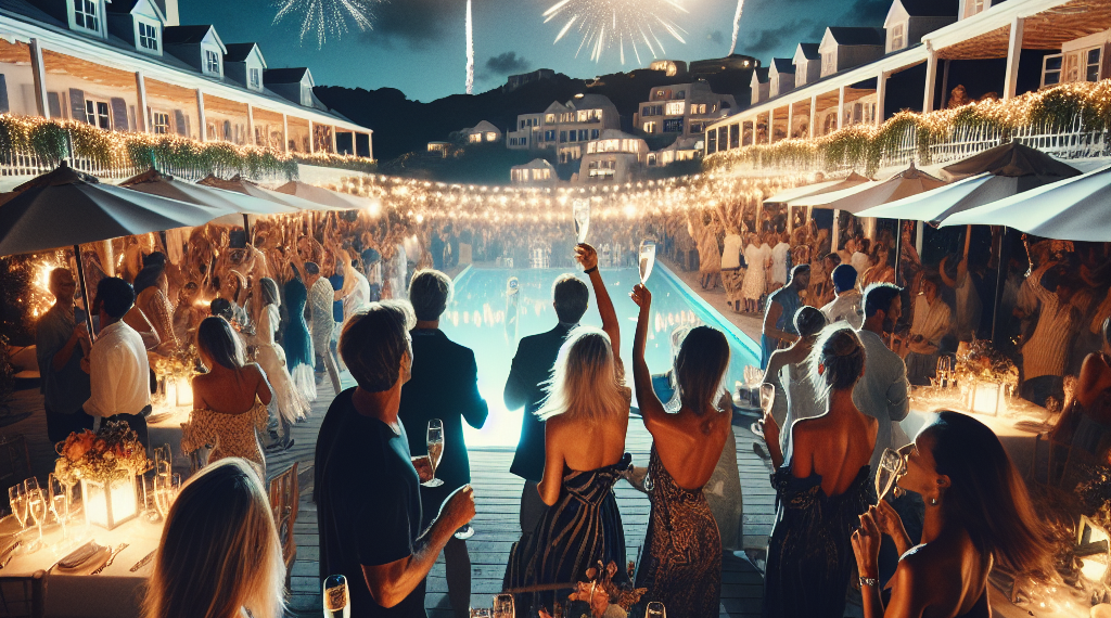 Inside The Surf Lodge’s NYE Takeover of Le Toiny in St. Barths with Greta Lee, Elsa Hosk, & Friends